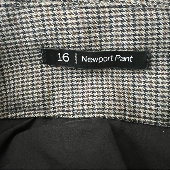 NWT Talbots Newport Houndstooth Trouser Pants Wool 16 Academia Professional - Picture 11 of 15